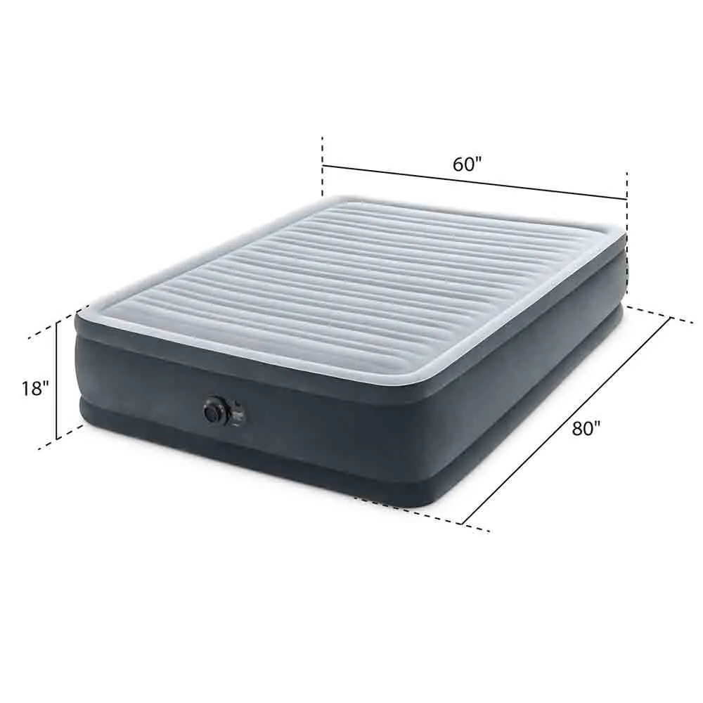 豪華露營充氣床墊附內置泵 220-240V  Comfort-Plush Airbed With Fiber-Tech Rp With 220-240V Internal Pump