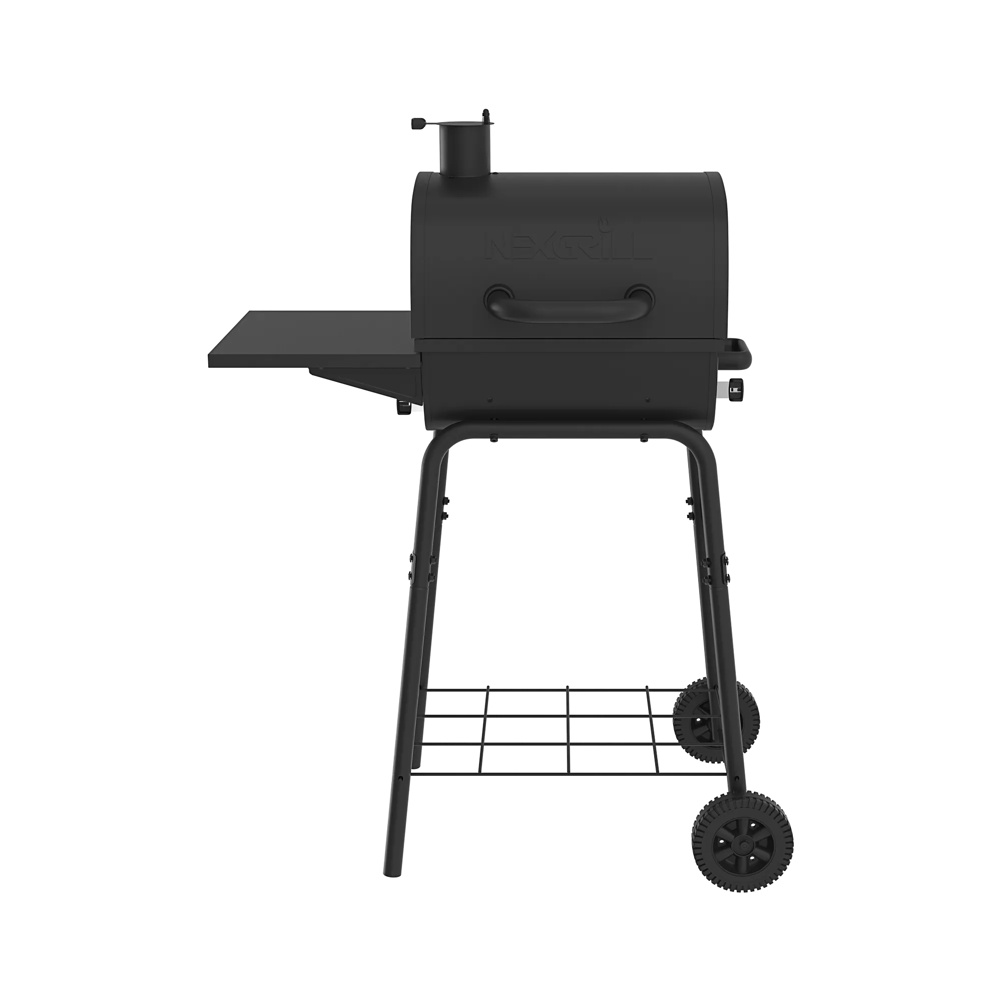 17.5" Charcoal Barrel Grill with Side Shelf