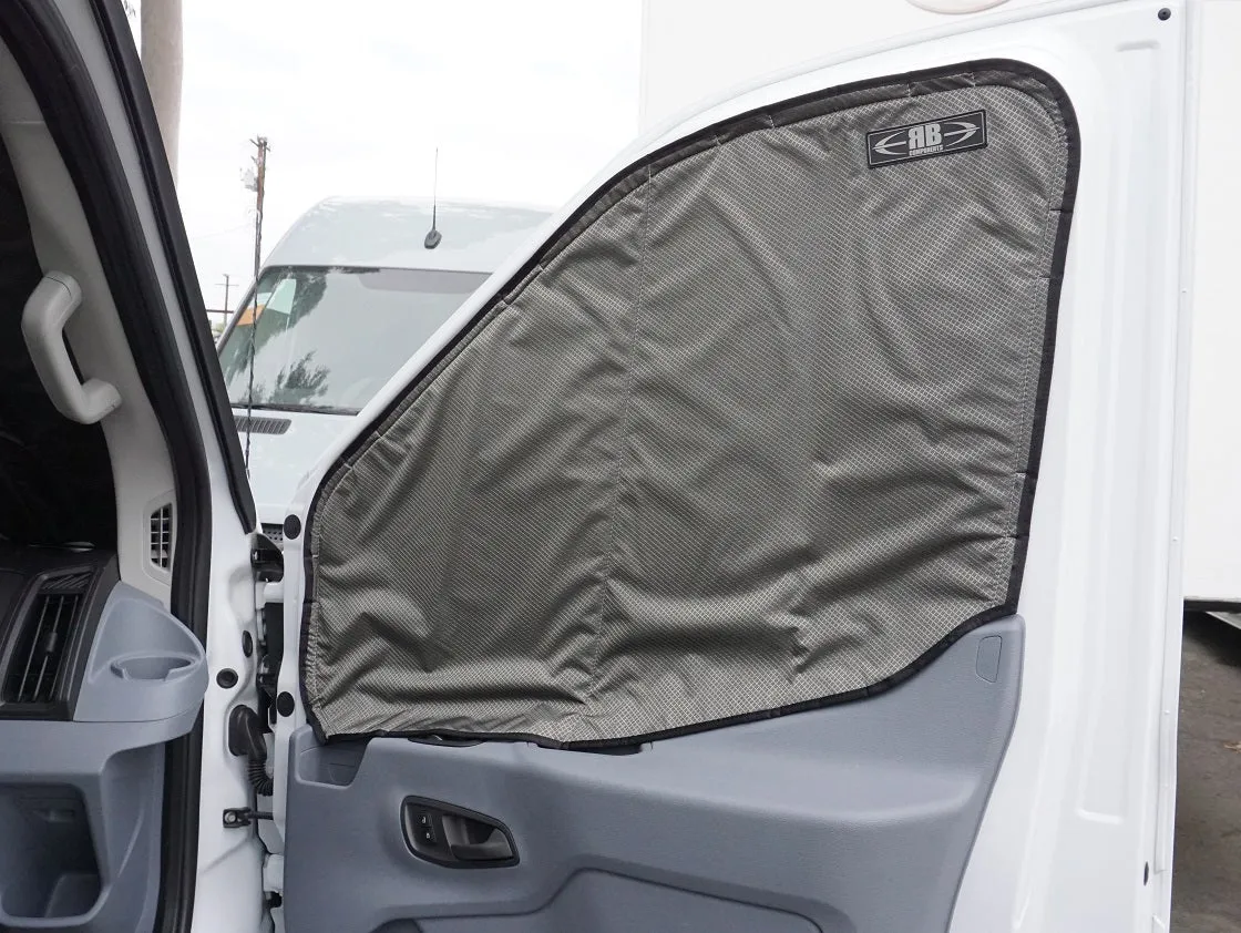 2014   Transit Van Fabric - Magnetic Front Door Window Cover for Driver/Passenger Windows