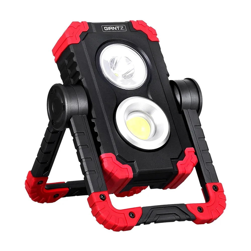 360° Rotating LED Work Light USB Rechargeable - Giantz