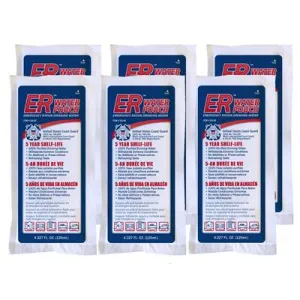 4.2 oz. Water Pouch - 6 Pack