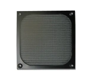 60mm Aluminum Fan Filter Black