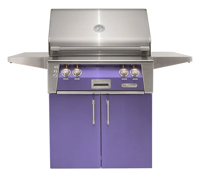 Alfresco ALXE 30-Inch Freestanding Grill With Rotisserie