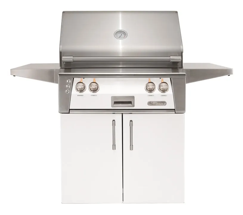 Alfresco ALXE 30-Inch Freestanding Grill With Rotisserie