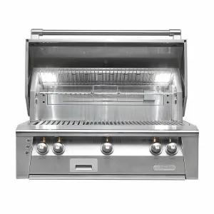 Alfresco ALXE 36-Inch Built-In Gas Grill With Sear Zone And Rotisserie