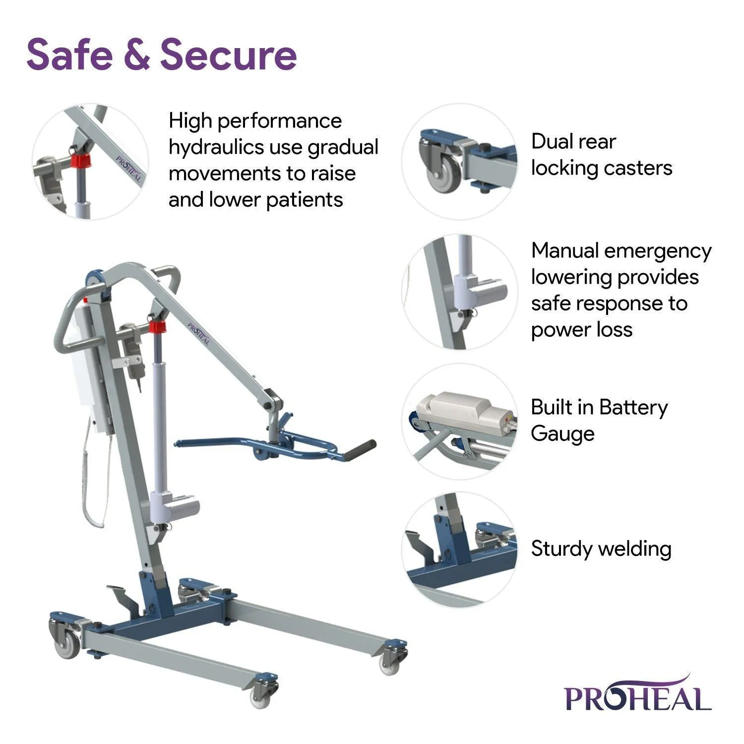 All-In-One Portable Patient Lift