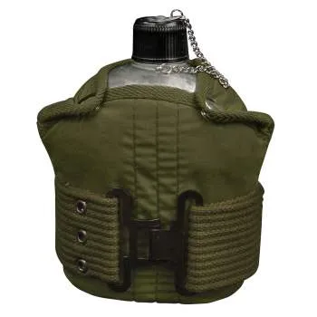 Aluminum Canteen And Pistol Belt Kit