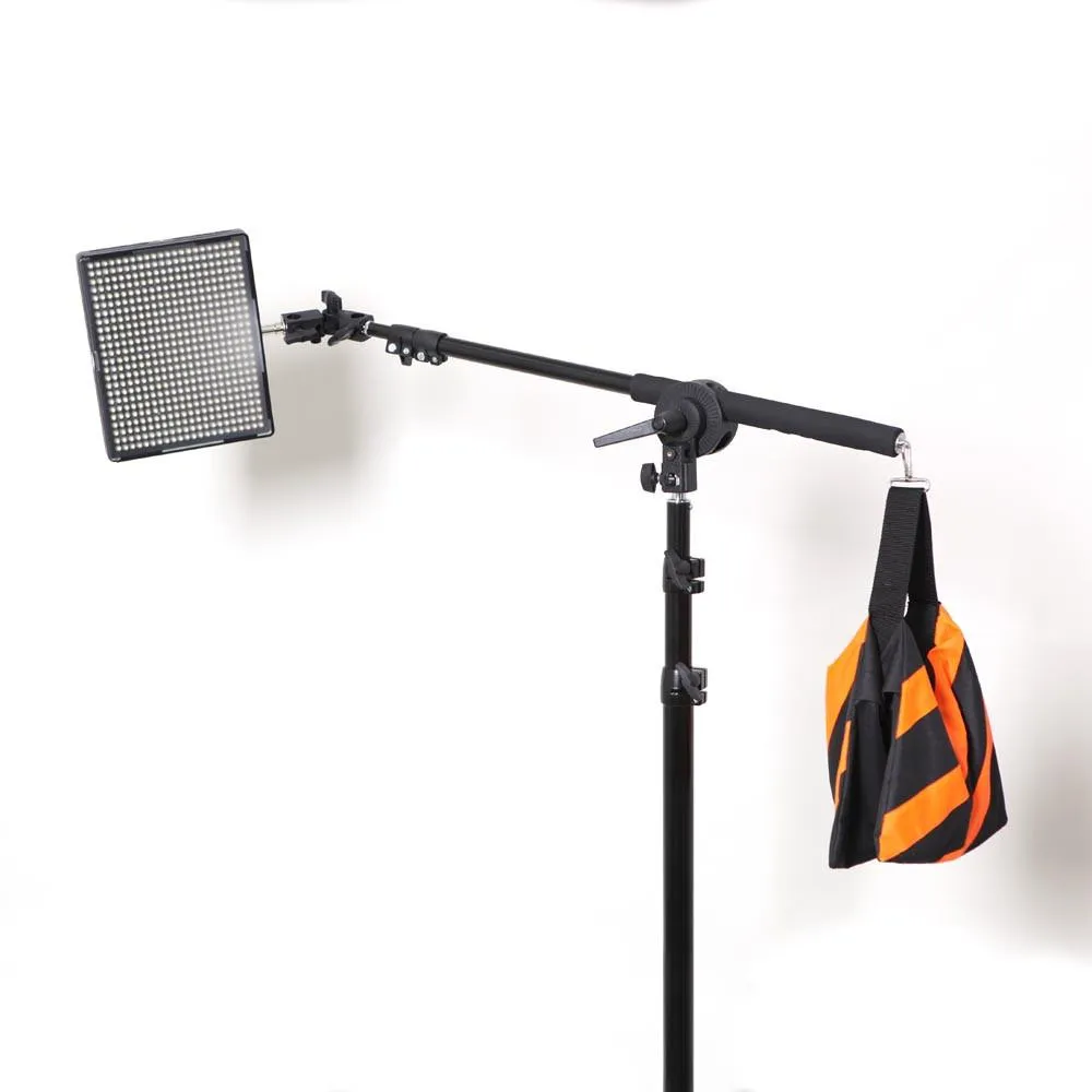 Aputure 3 x HR672 LED Video Continuous Portable 3 Point Lighting Kit With Boom