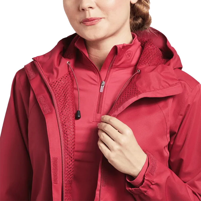 Ariat Women's Spectator Red Bud Long Sleeve Waterproof Jacket