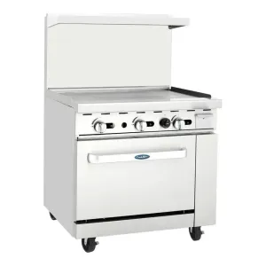 Atosa AGR-24G-NG 24" CookRite Range Natural Gas With Griddle Top