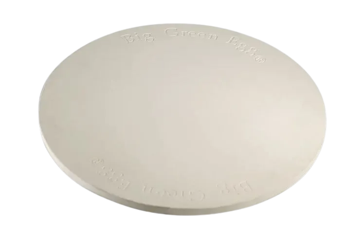 Big Green Egg:  Flat Pizza & Baking Stone (Diameter 14 in / 36cm) (for XXL, XL, L)