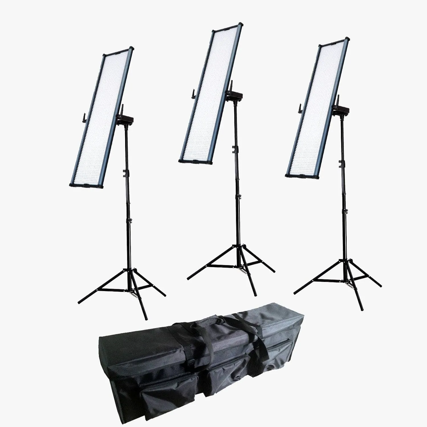 Boling 3x 2280P LED Video & Photography Continuous Portable Lighting Kit (36,000 Lumens at 1M)