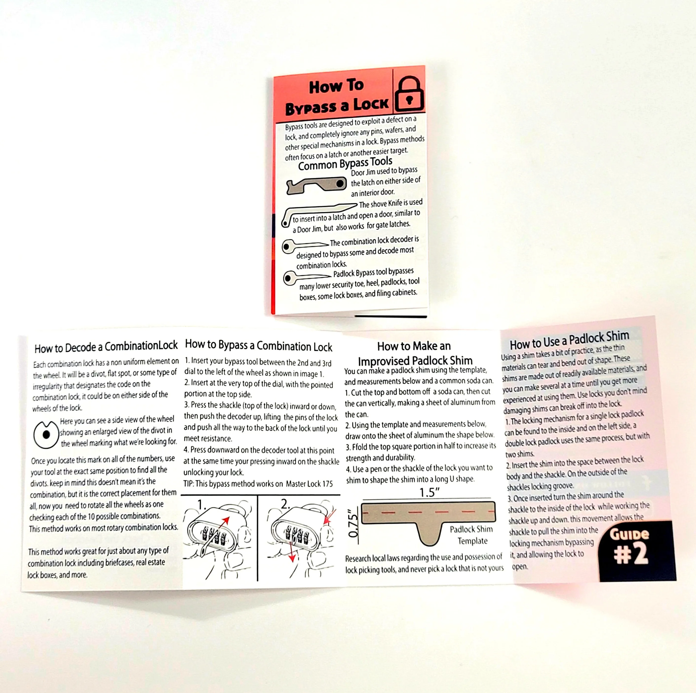 Bypass Card : Gate and Door Lock Bypass Tool Urban Survival Card