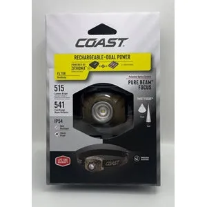 Coast Headlamp 515 Lumen Rechargeable Code COAFL70R