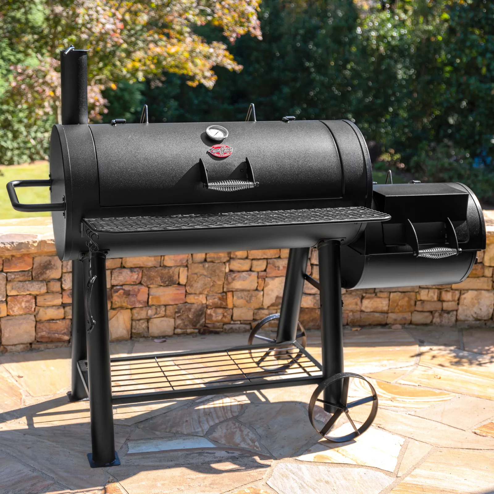 Competition Pro™ Offset Smoker Charcoal Grill