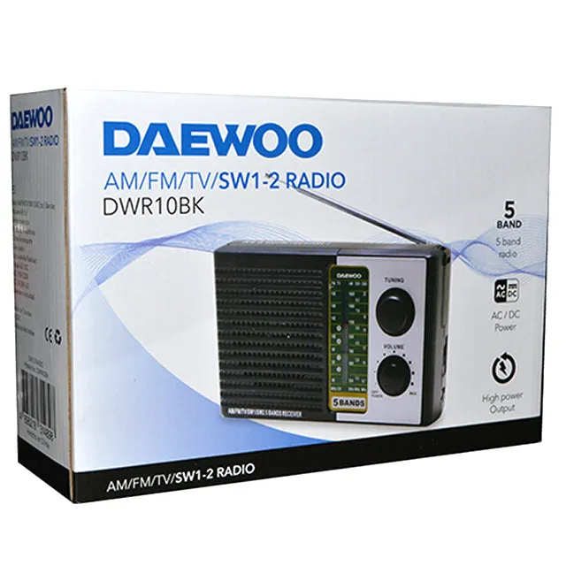 Daewoo AM/FM 5 Band Radio