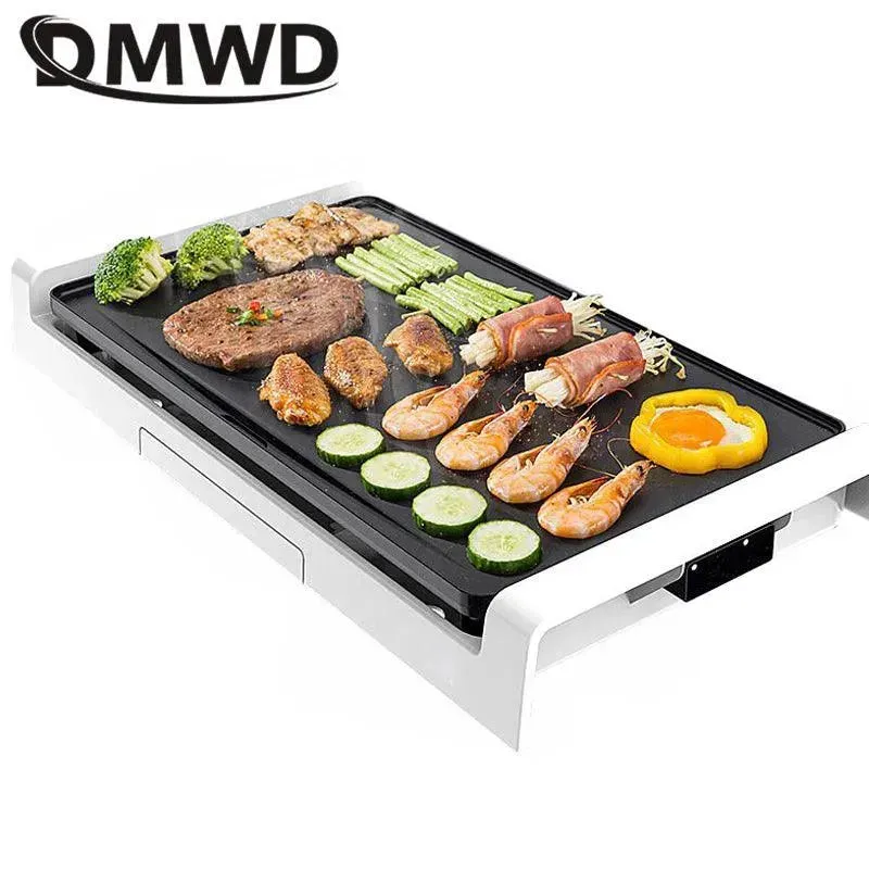 Dmwd 1800w 220v Household Smokeless Barbecue Machine Non-stick Party