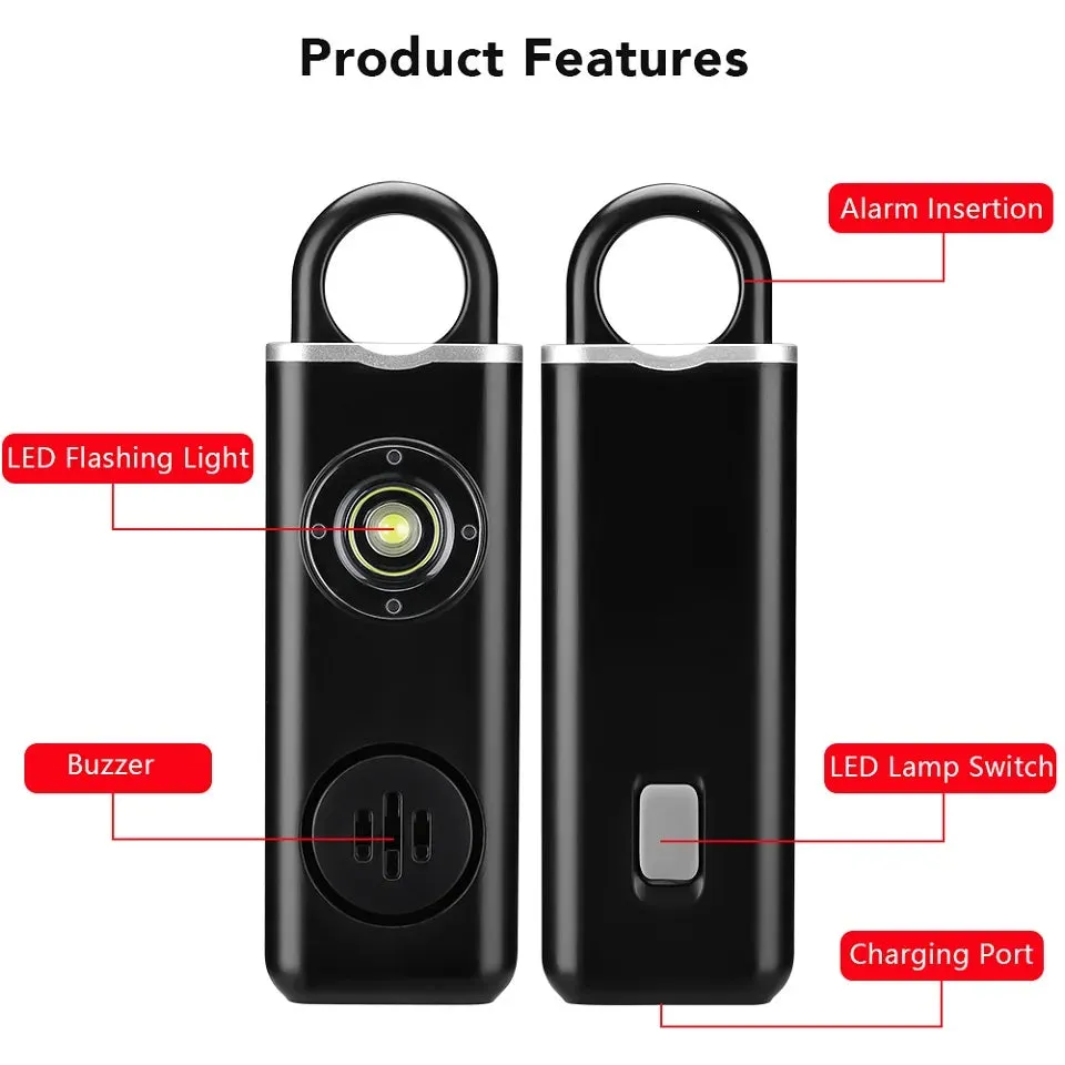 Emergency Self Defense Alarm Keychain