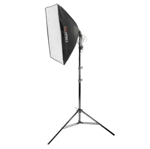 EzyLite Softbox Single Continuous Lighting Kit with 85W Bulb