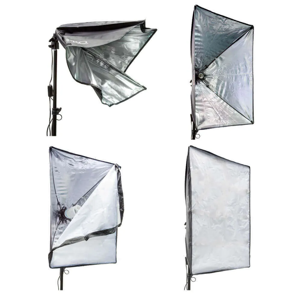 EzyLite Softbox Single Continuous Lighting Kit with 85W Bulb