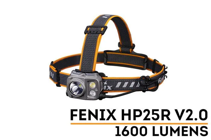 Fenix HP25R V2.0 Rechargeable Headlamp 1600 lumens