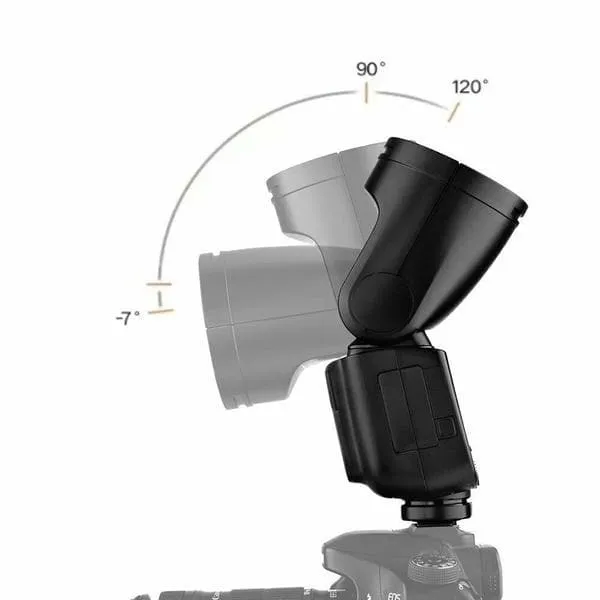 Godox V1-C Round Head Flash for Canon   AK-R1 Accessory Head Kit