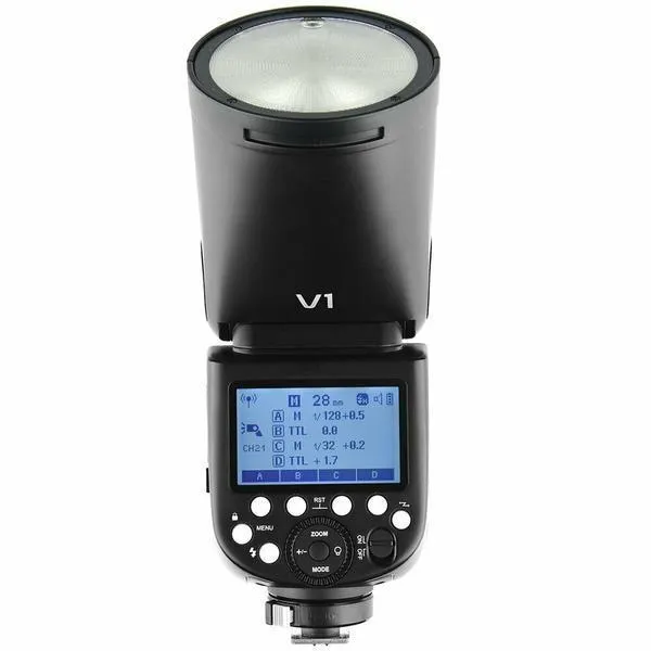 Godox V1-C Round Head Flash for Canon   AK-R1 Accessory Head Kit