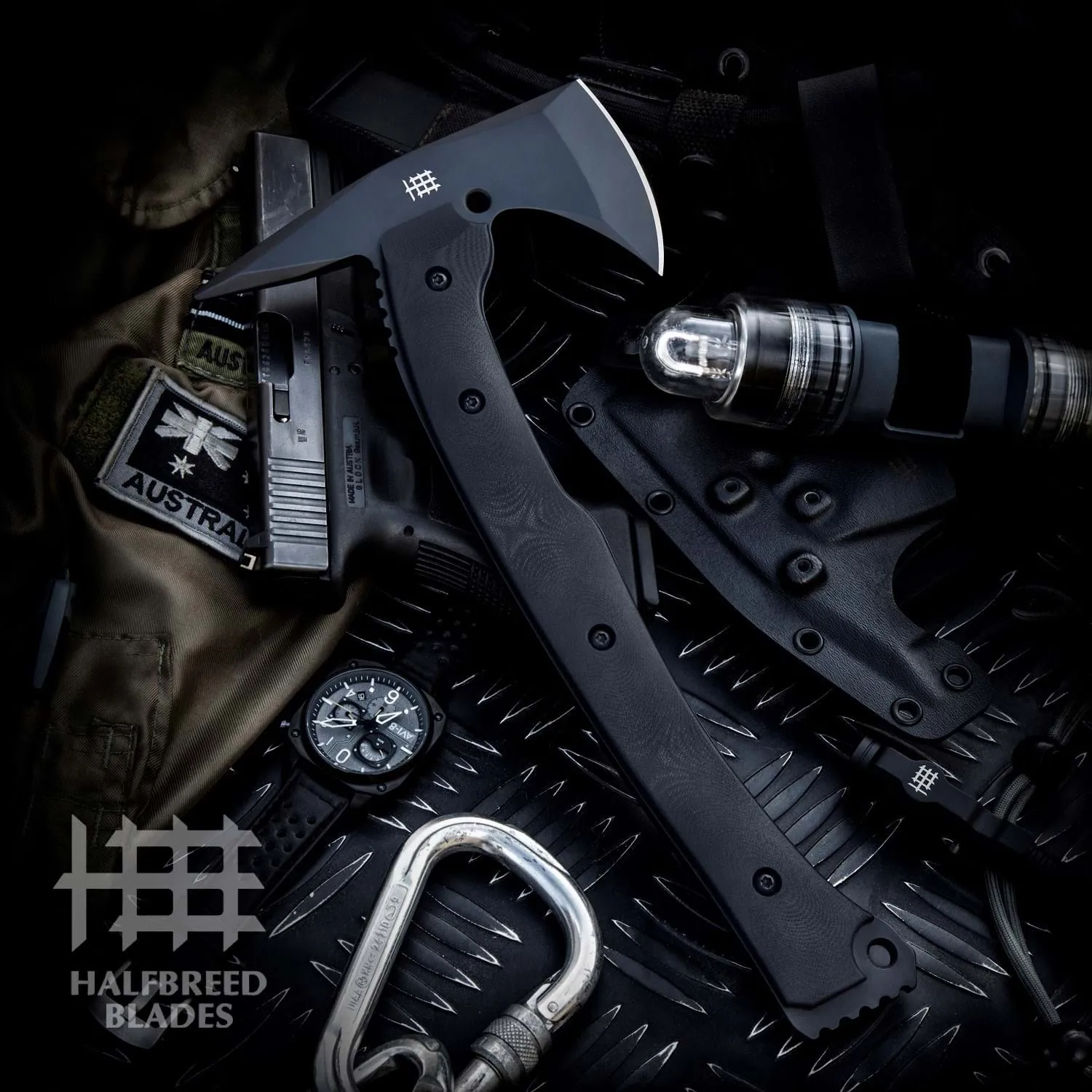 Halfbreed Blades Large Rescue Axe- Spike LRA-01