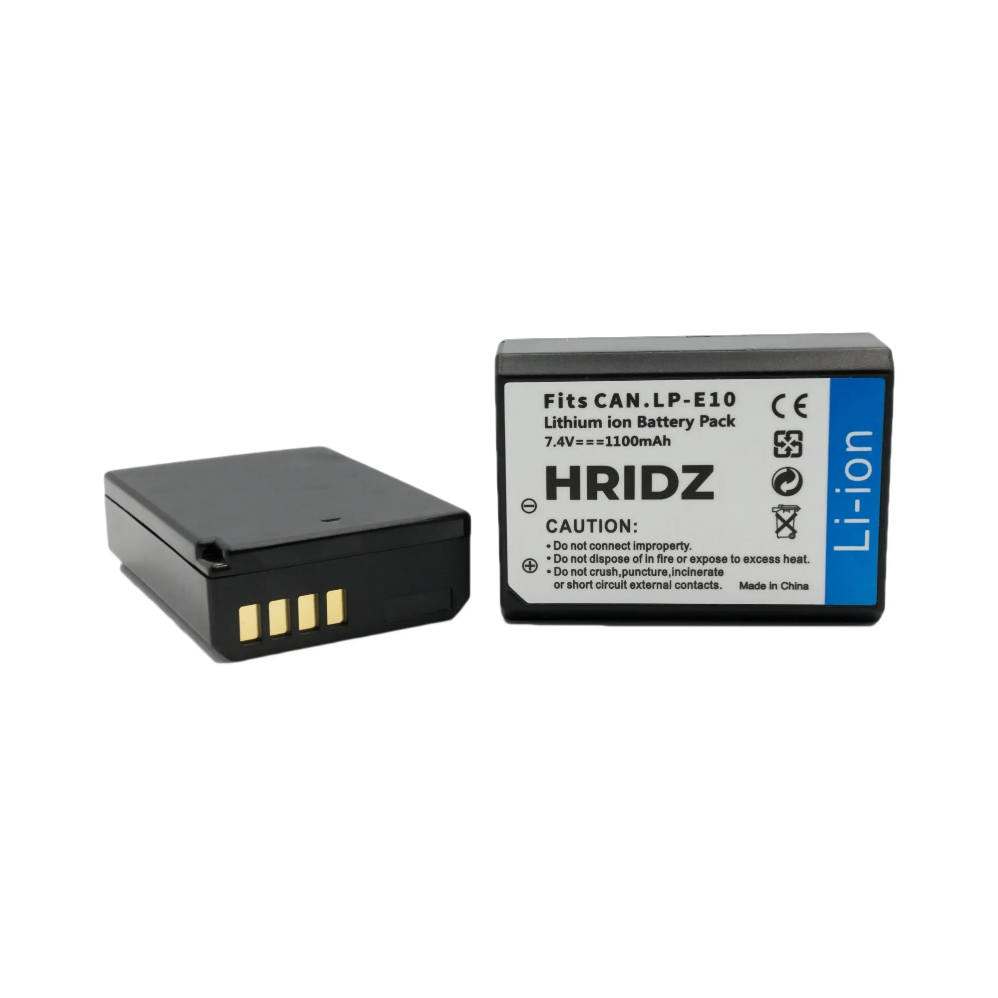 Hridz LP-E10 Battery & Dual Charger Pack for Canon 3000D EOS 1500D 1300D 1200D 1100D