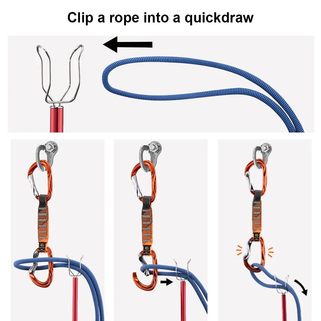 Kailas Clip-up Clip Rock Climbing mountaineering Multi-use Extendable superclip