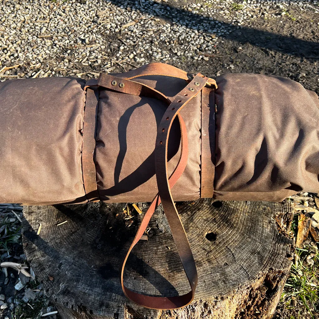 Leather Bedroll Harness