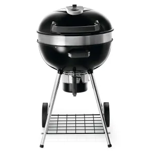 Napoleon 22" Pro Charcoal Kettle Grill W/ Cast Iron Grid & Pro Air Control Black