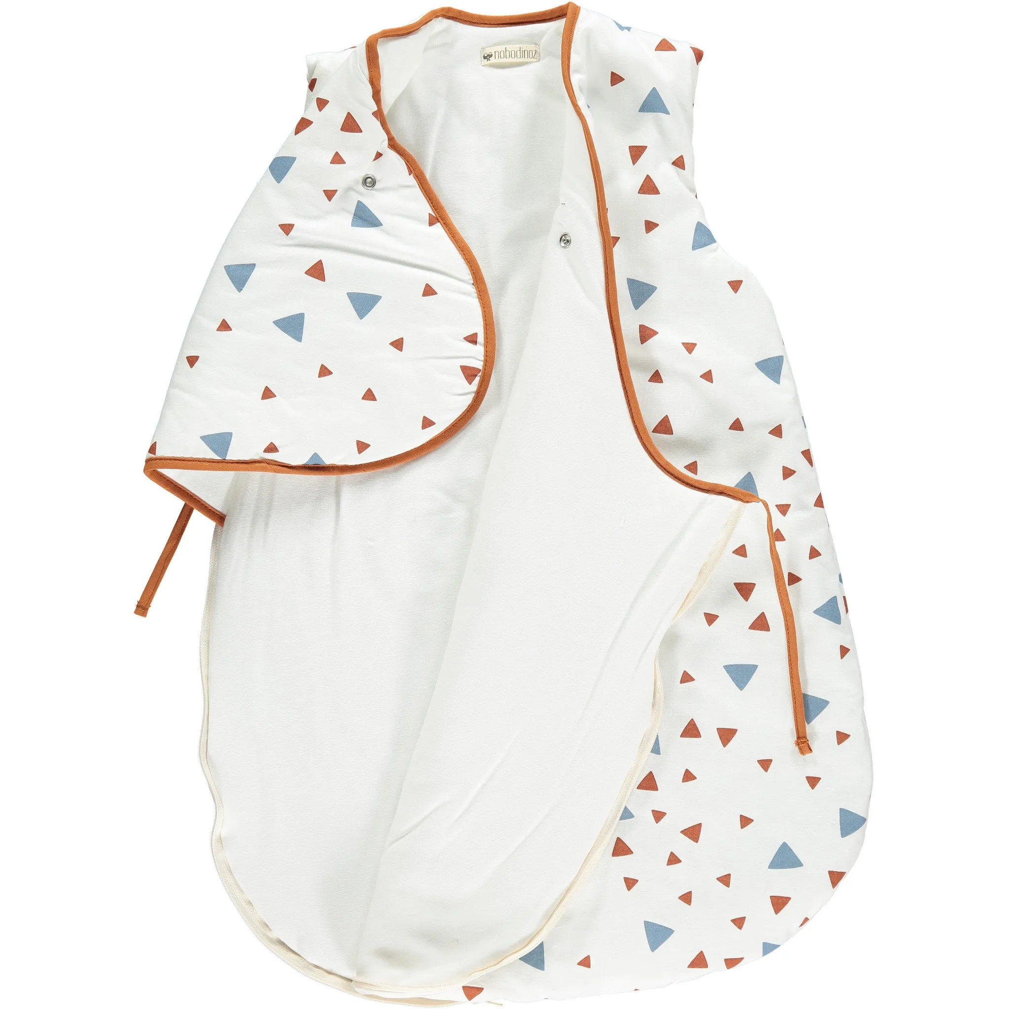 Nobodinoz Sleeping Bag Blue Terracotta Sparks