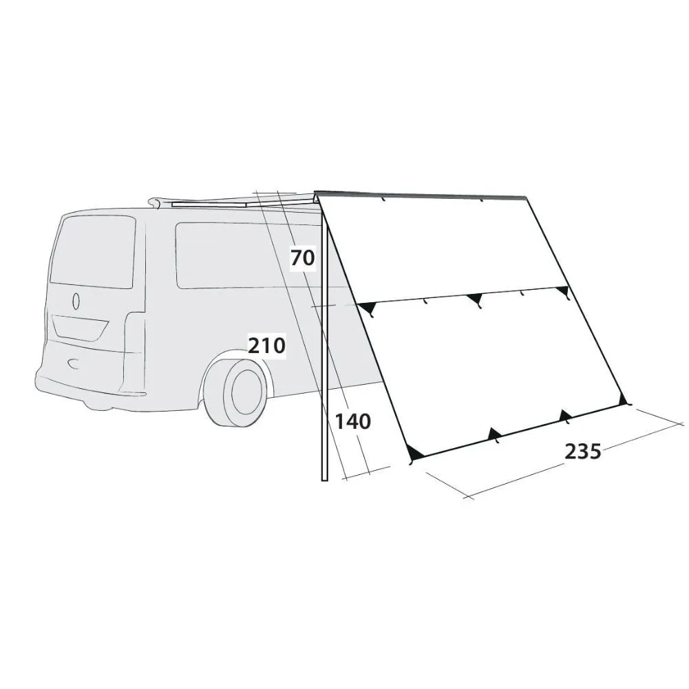 Outwell Hillcrest Tarp Vehicle Shelter