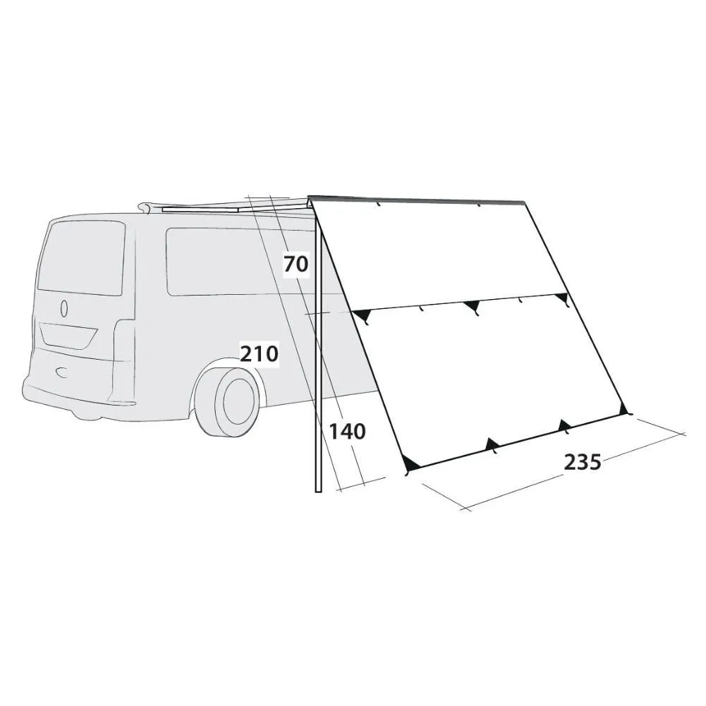 Outwell Hillcrest Tarp Vehicle Shelter