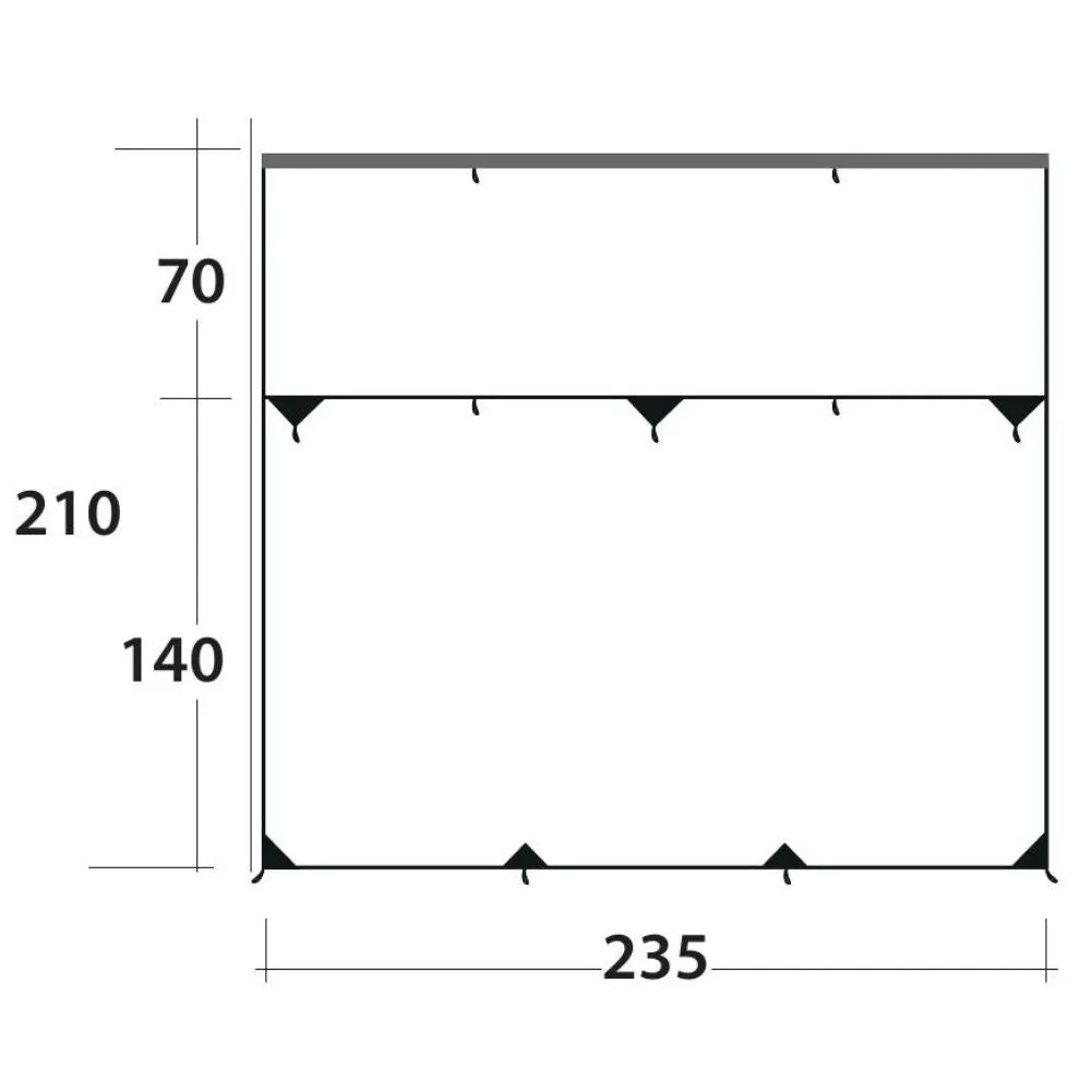 Outwell Hillcrest Tarp Vehicle Shelter