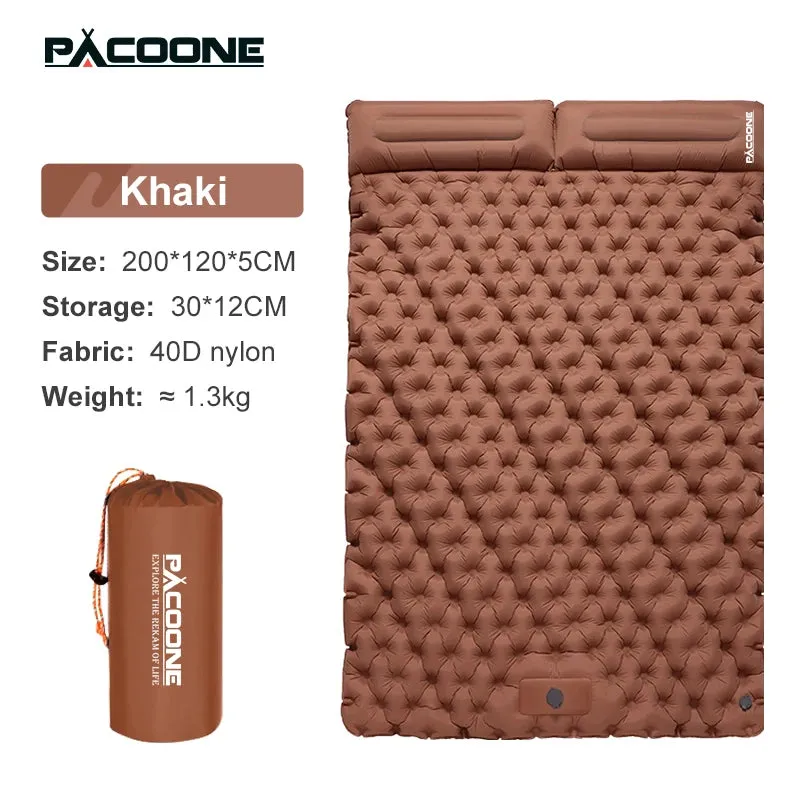 PACOONE Ultralight Inflatable Double Air Mat