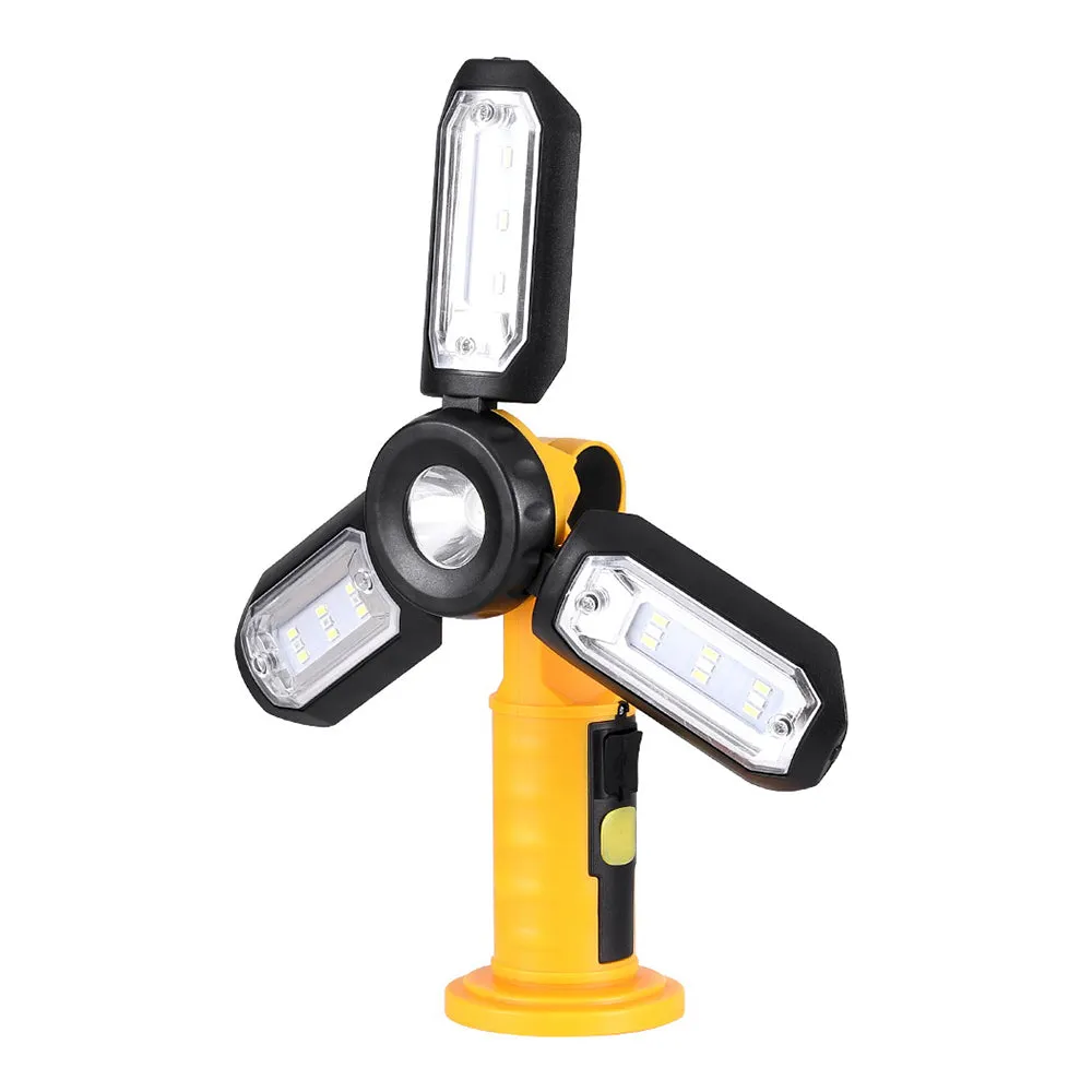 Rechargeable LED Work Light 4 Modes USB, Magnetic Giantz