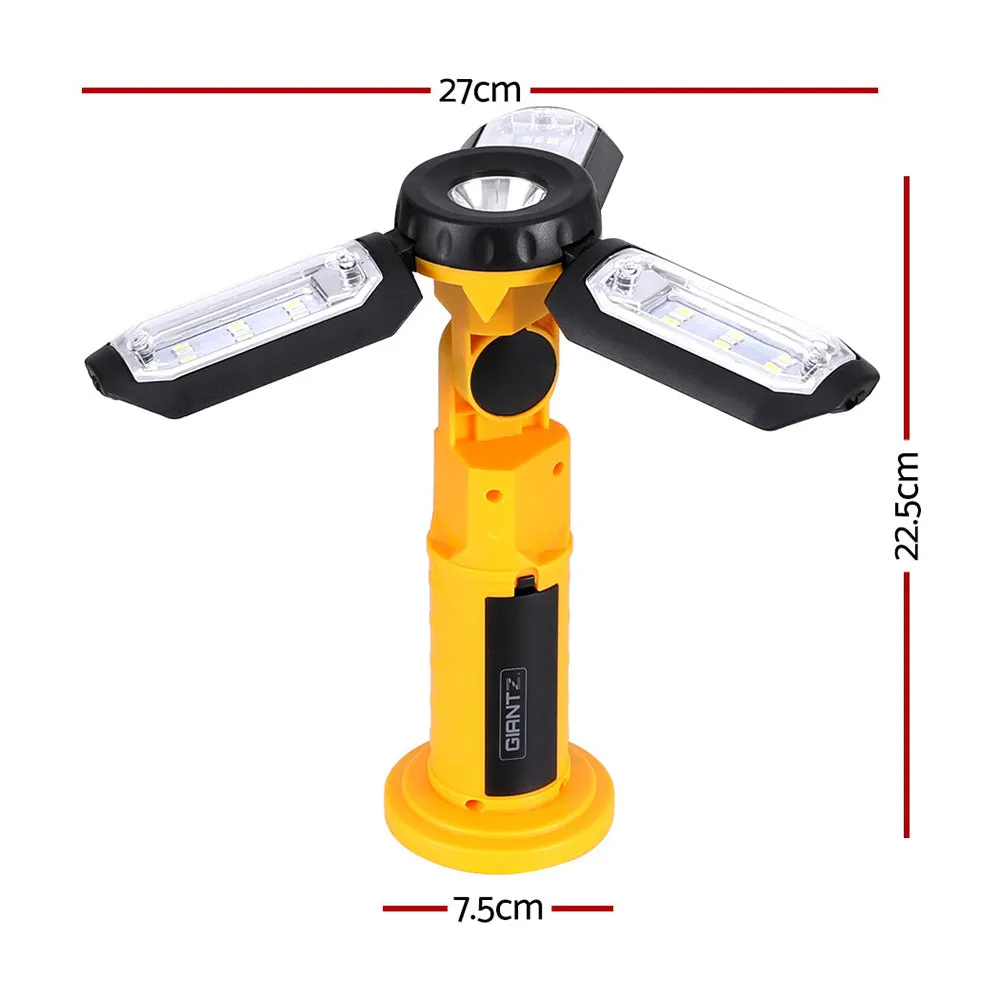 Rechargeable LED Work Light 4 Modes USB, Magnetic Giantz