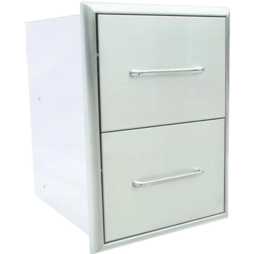 Saber Grills: 2-Drawer Cabinet