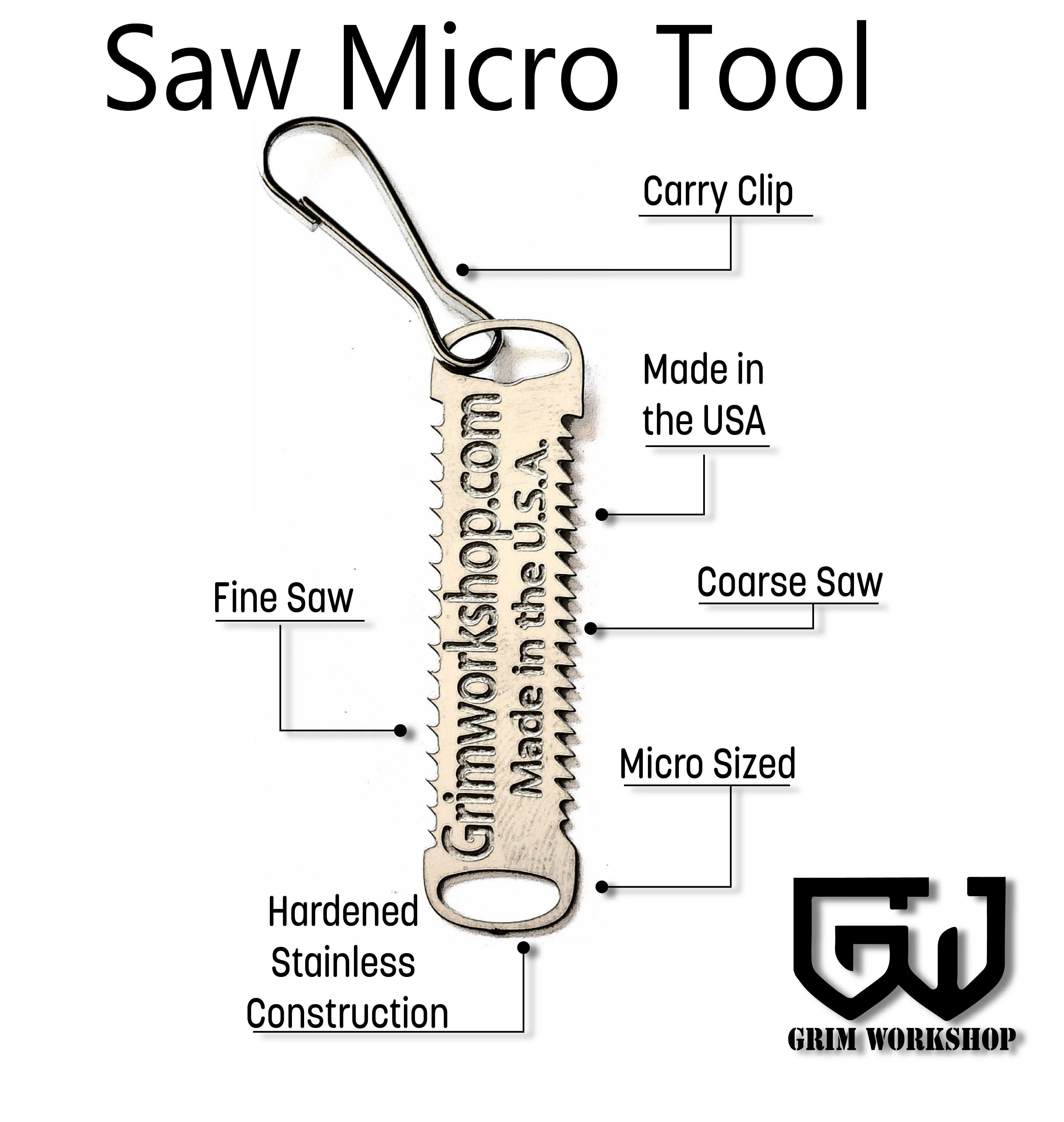 Saw Micro Tool: A Tiny Saw for EDC and Survival