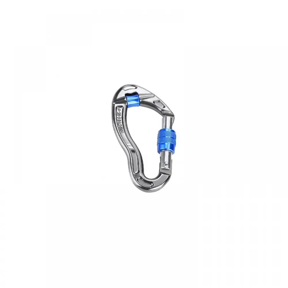 Screwgate Climbing Mountaineering Carabiner Buckle with Pulley Wheel for Tree Carving Arborist Rigging Rappelling