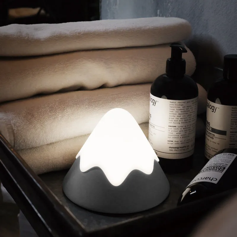 Silicone Snow Mountain Shaped Lamp Snow Mountain USB LED Bedside Night Light