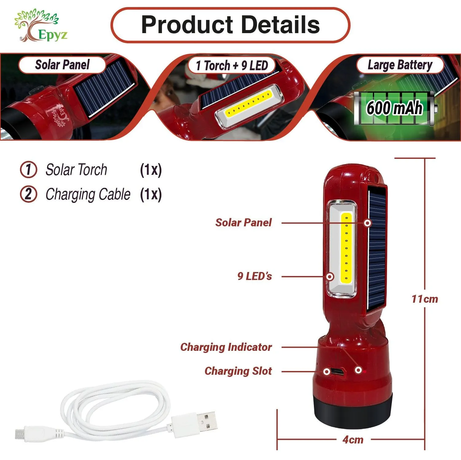 Solar Torch Lights