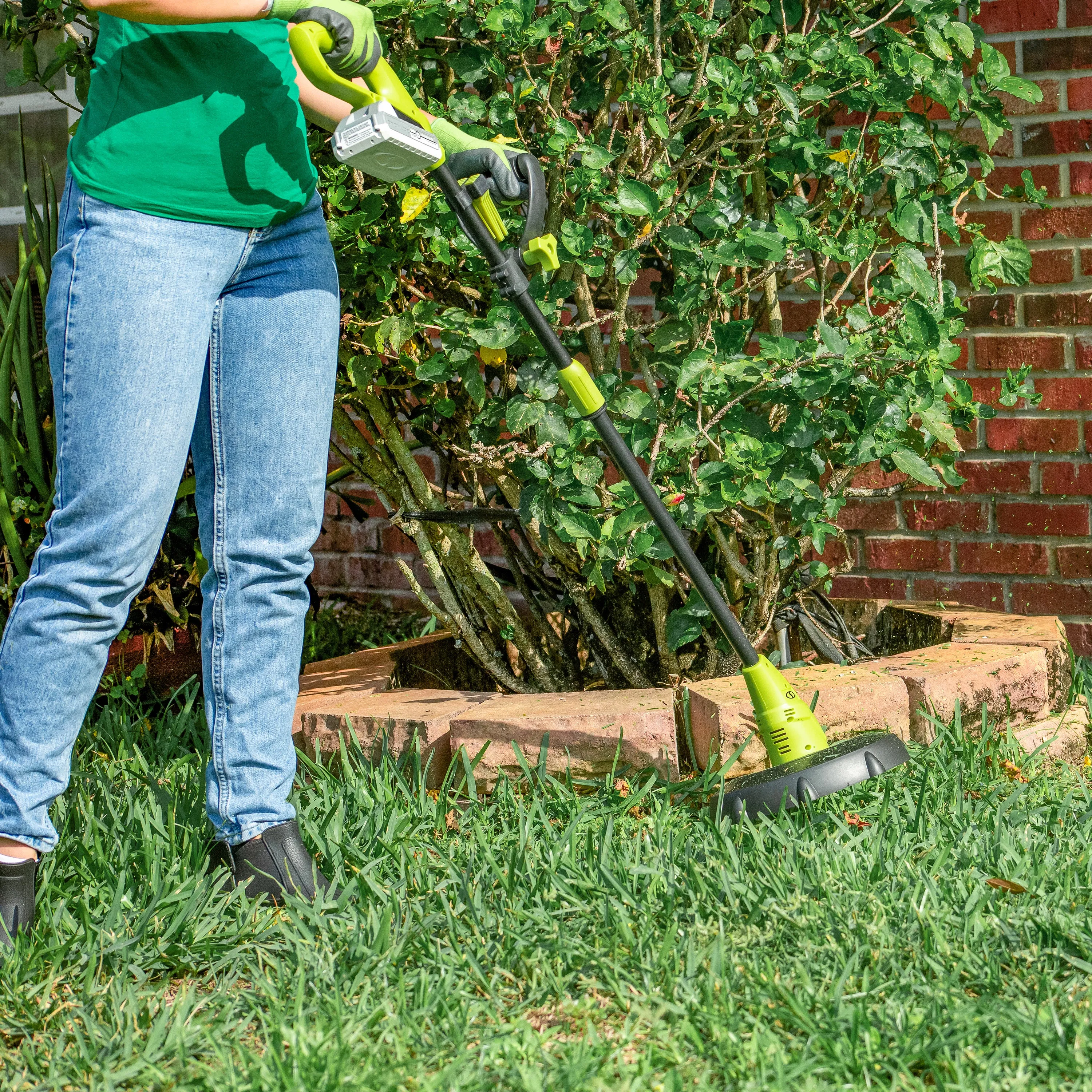 Sun Joe 24V-TB-GT50-LTE 24-Volt* IONMAX Cordless Grass Trimmer & Cordless Turbine Jet Blower Bundle | w/ 2.0-Ah Battery and Charger, Additional Nylon Grass Blades