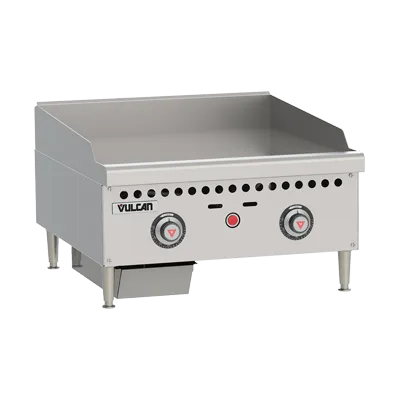 Vulcan VCRG36-T Gas 36" Countertop Griddle with Snap-Action Thermostatic Controls - 75,000 BTU | Denson CFE