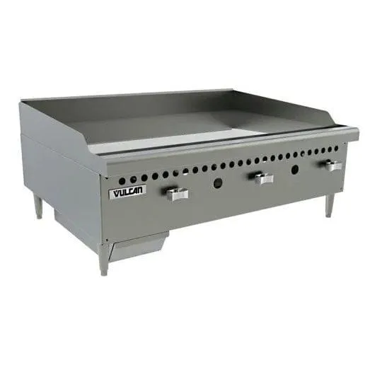 Vulcan VCRG48-M Gas 48" Countertop Griddle with Manual Controls - 100,000 BTU | Denson CFE