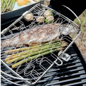 Weber:  Fish Basket Small - Wo SS - Cooking