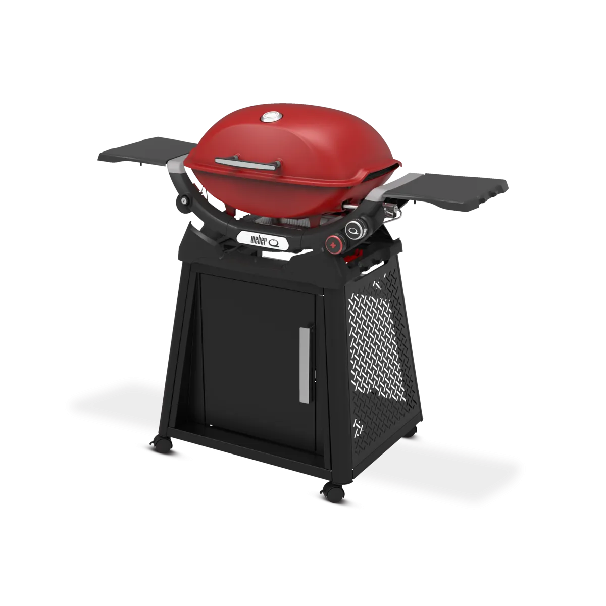 Weber - Q 2800N  Gas Grill with Premium Stand - Flame Red