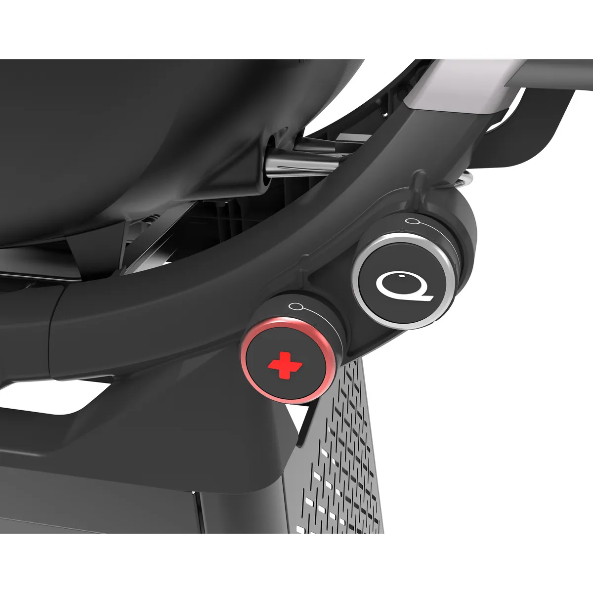 Weber - Q 2800N  Gas Grill with Premium Stand - Midnight Black